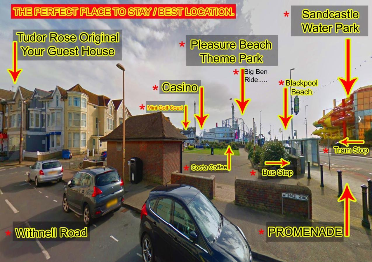 Myroomz Tudor Rose Original Blackpool Exterior photo